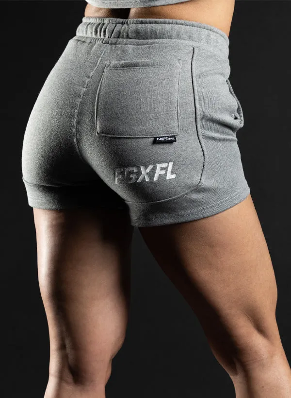 WOMEN'S KNOCKOUT SHORTS - GREY