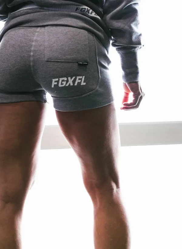 WOMEN'S KNOCKOUT SHORTS - GREY