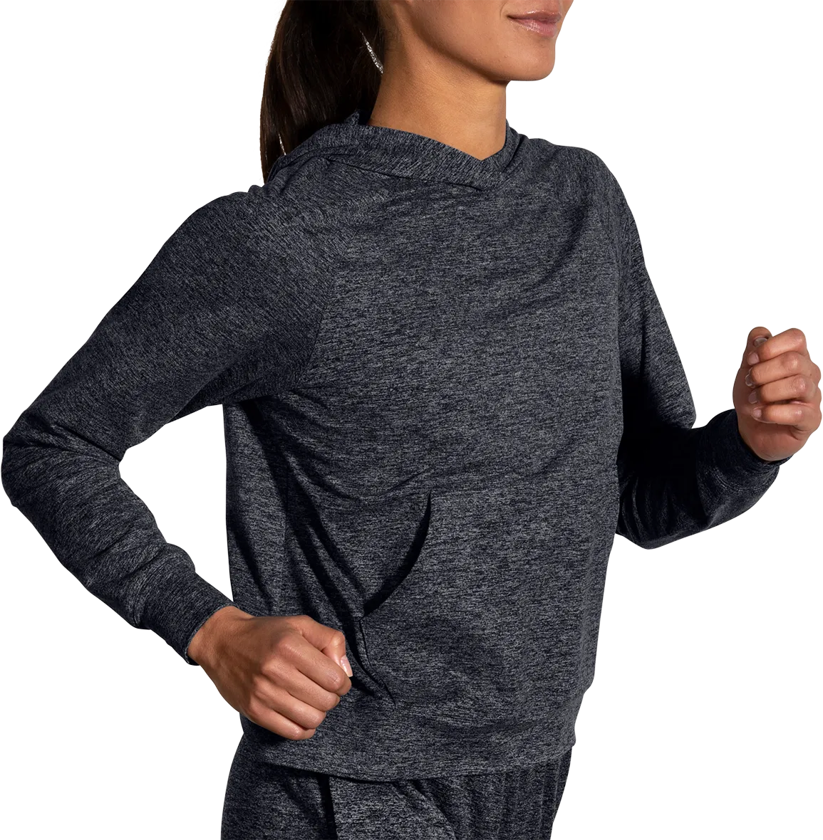 Women’s Luxe Hoodie (090 - Heather Black)