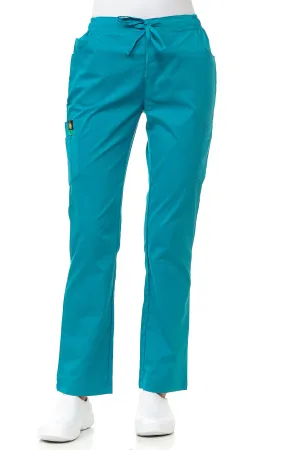 Women's Multi-Pocket Rayon Polyester FittedPants