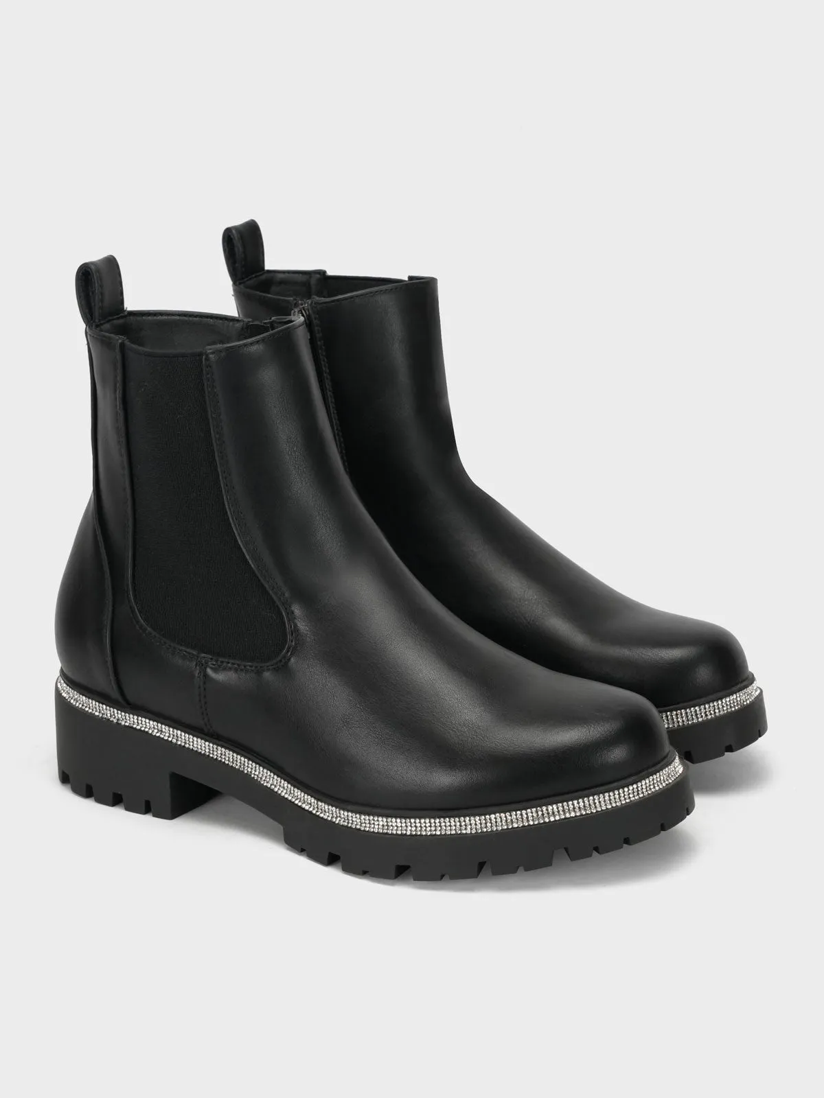 Womens "CAIRO" Pull Up Flat Casual Boots