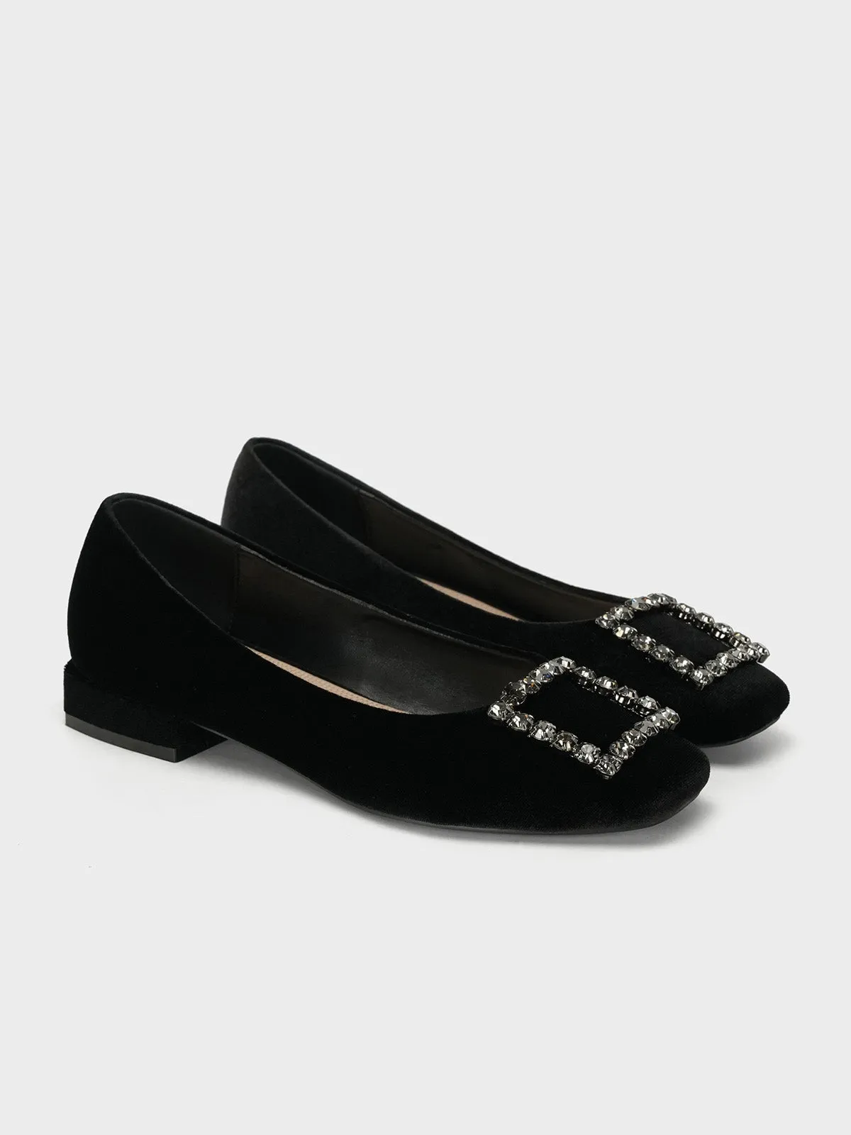 Women's "KOZUE" Buckled Detailing Ballerinas