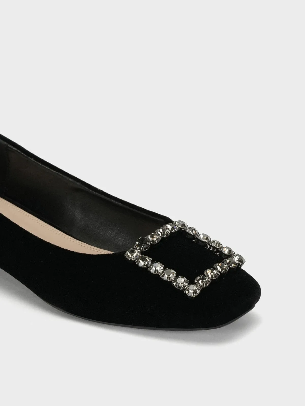 Women's "KOZUE" Buckled Detailing Ballerinas