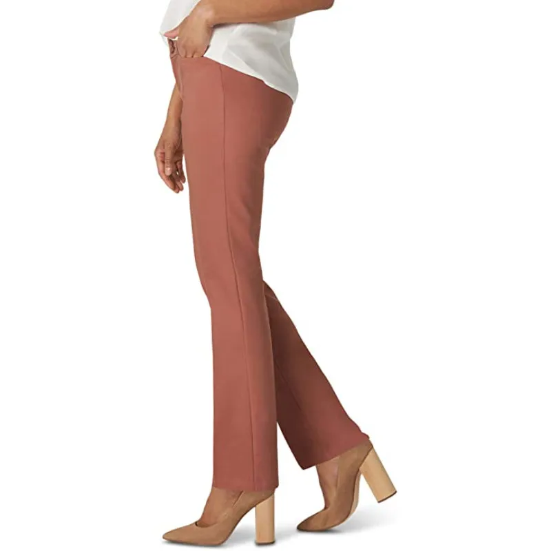 Women's Regular Fit Secretly Shapes Straight Leg Pant