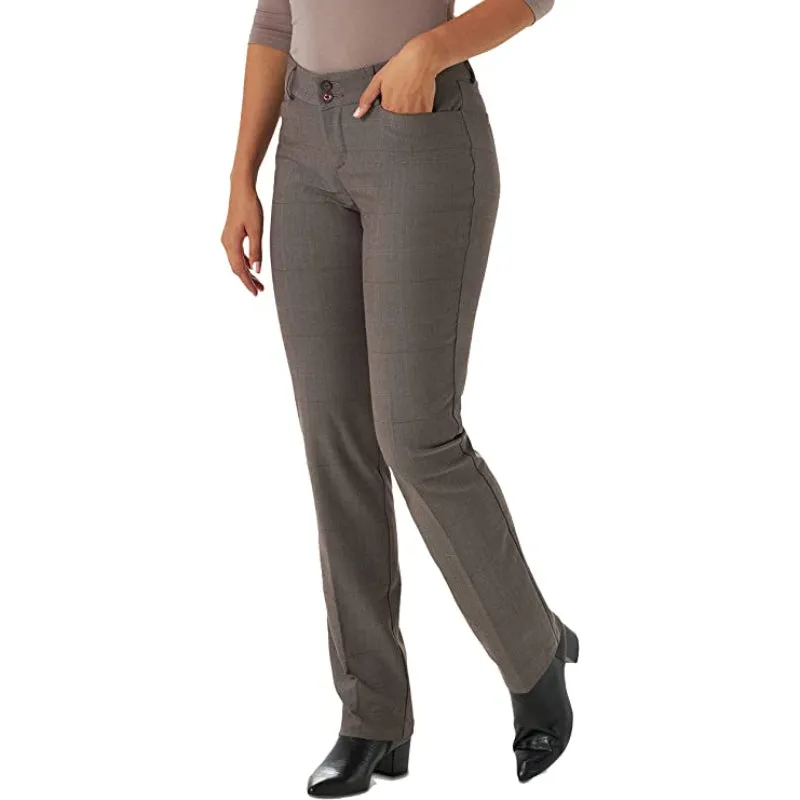 Women's Regular Fit Secretly Shapes Straight Leg Pant