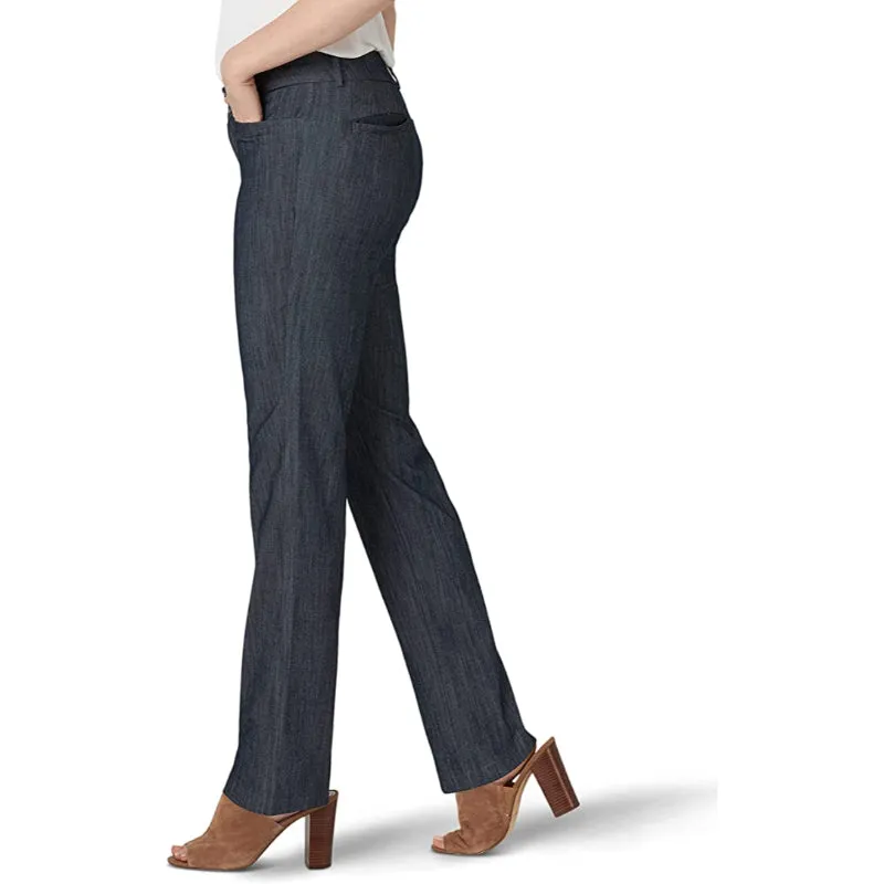 Women's Regular Fit Secretly Shapes Straight Leg Pant