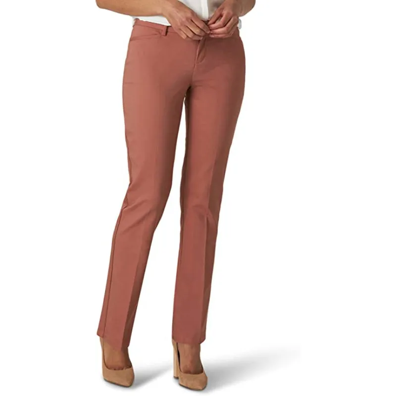 Women's Regular Fit Secretly Shapes Straight Leg Pant