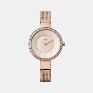 Women's Rose Gold Analog Stainless Steel Watch V179LEVVMV