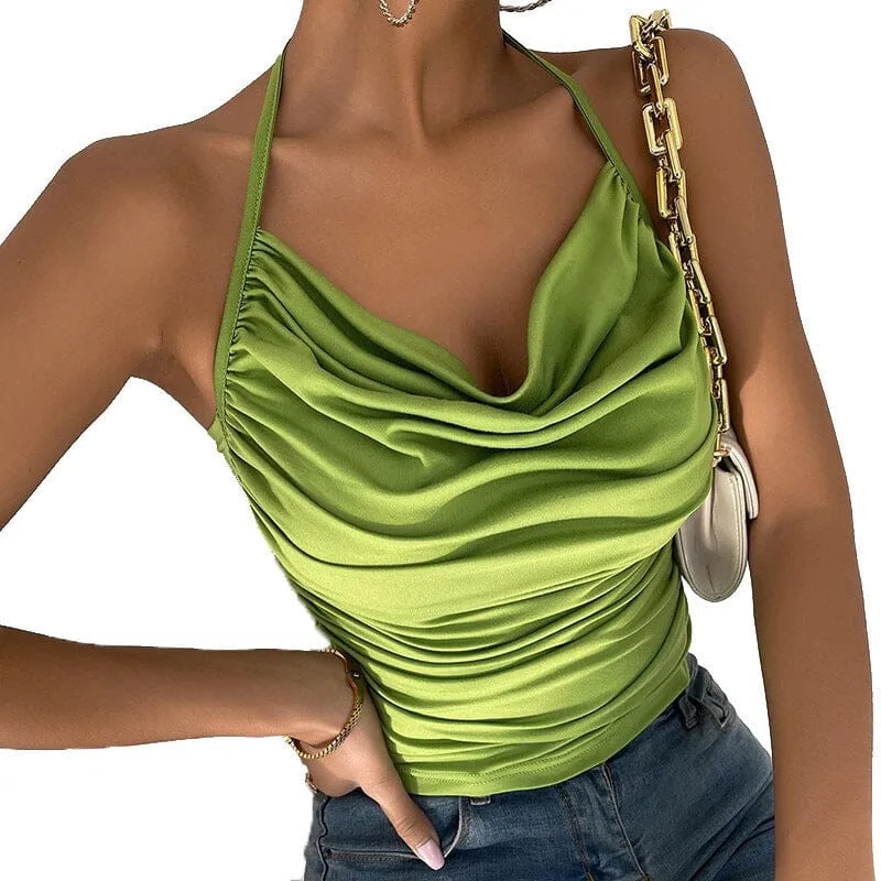 Womens sexy suspender vest top