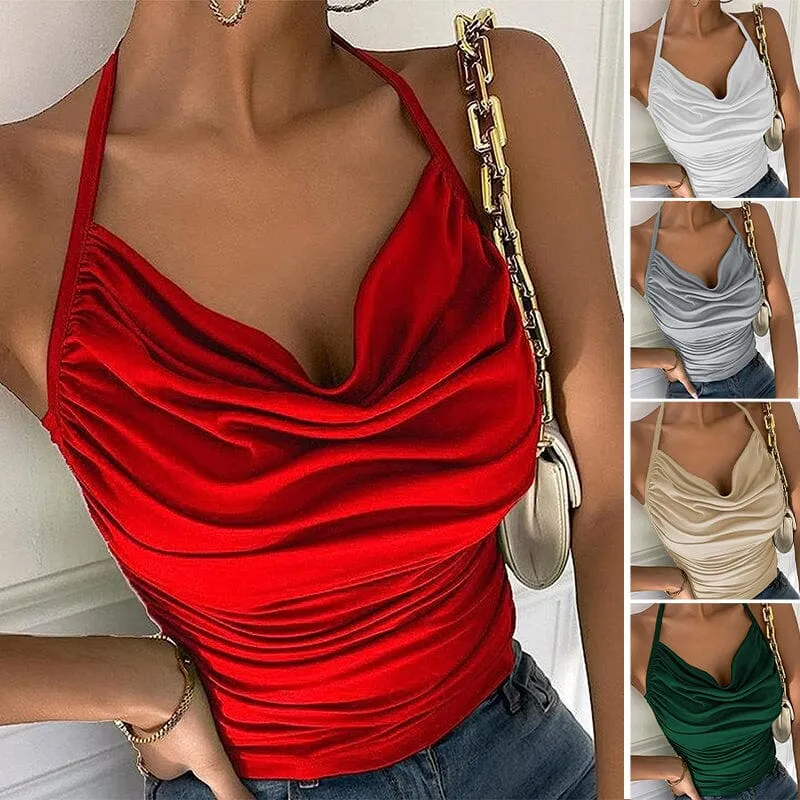 Womens sexy suspender vest top