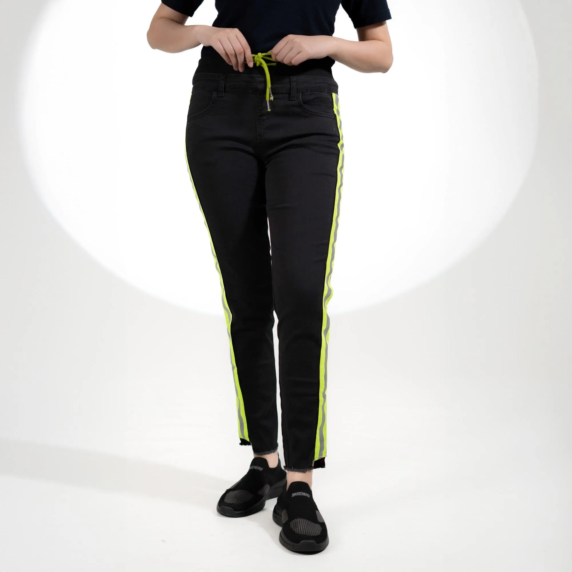 Women's Stylish Denim Draw cord Pants
