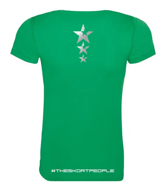 Women's T-Shirt | FLANCI Logo Hi Viz | Green