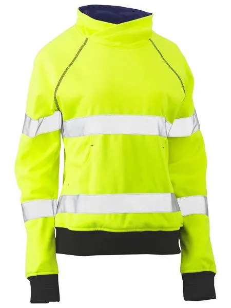 Women's Taped Hi Vis Fleece Jumper - BKL6818T
