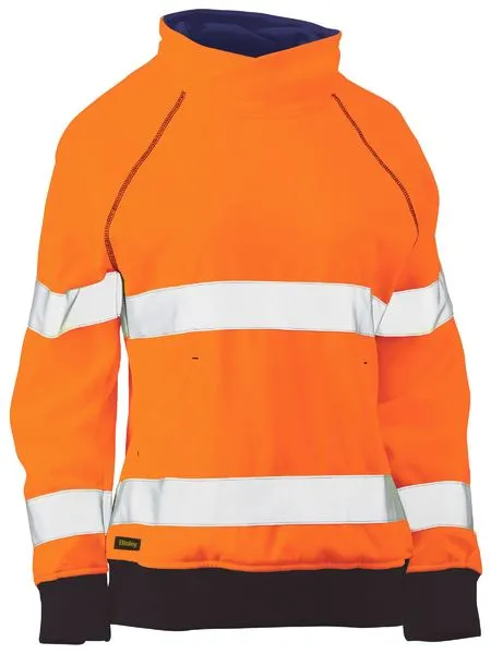 Women's Taped Hi Vis Fleece Jumper - BKL6818T