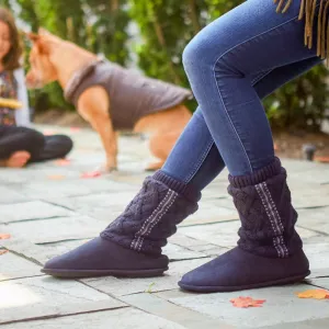 Women’s Tessa Knit Tall Bootie Slippers