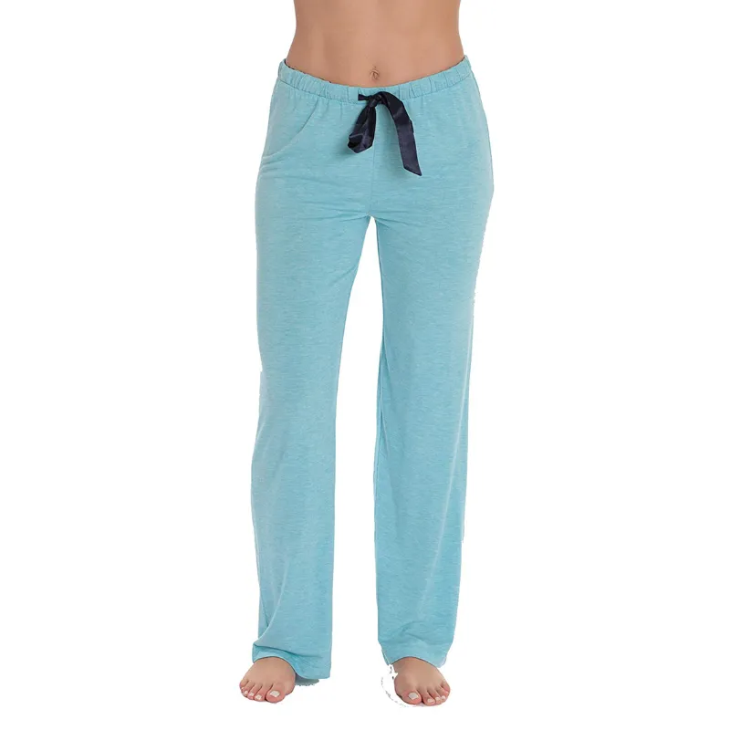 Women's Ultra Soft Solid Stretch Jersey Pajama Pants