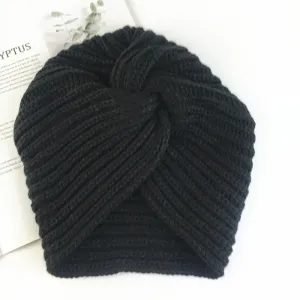 Women's wool knitting Indian hat Autumn and winter warm hat Winter hat