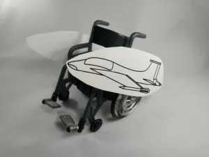 Wonder Woman 2 Plane Lookalike Wheelchair Costume Child's