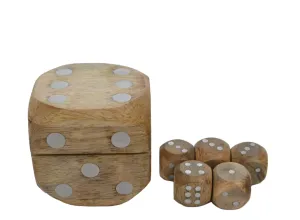 Wooden Dice Box Set