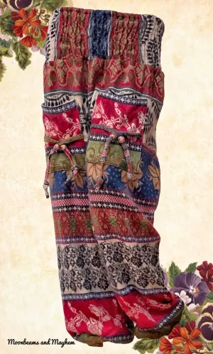 WOODLAND DREAMS WARM FLEECE HAREM PANTS