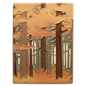 Woodland Pine Autumn Tile - 6x8
