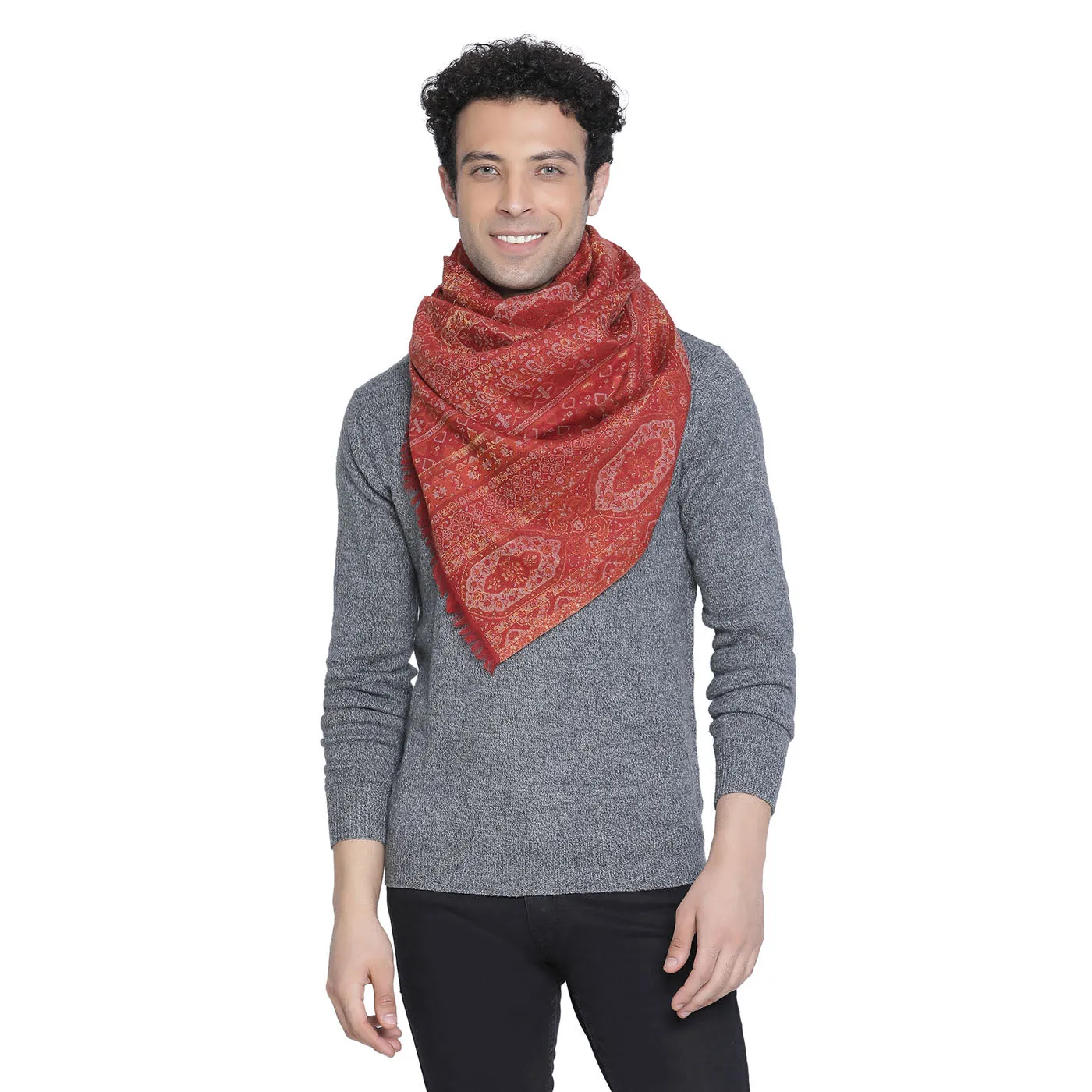 Wool Metallic Men Muffler
