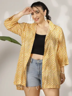 YellowStripes Cotton Shrug