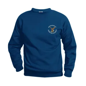 Youth Crewneck Sweatshirt With Jacksonville Christian Logo