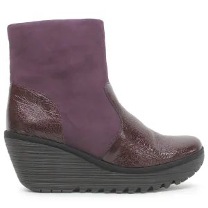 YUXI506FLY Rock Cupido Leather Women's Ankle Boots