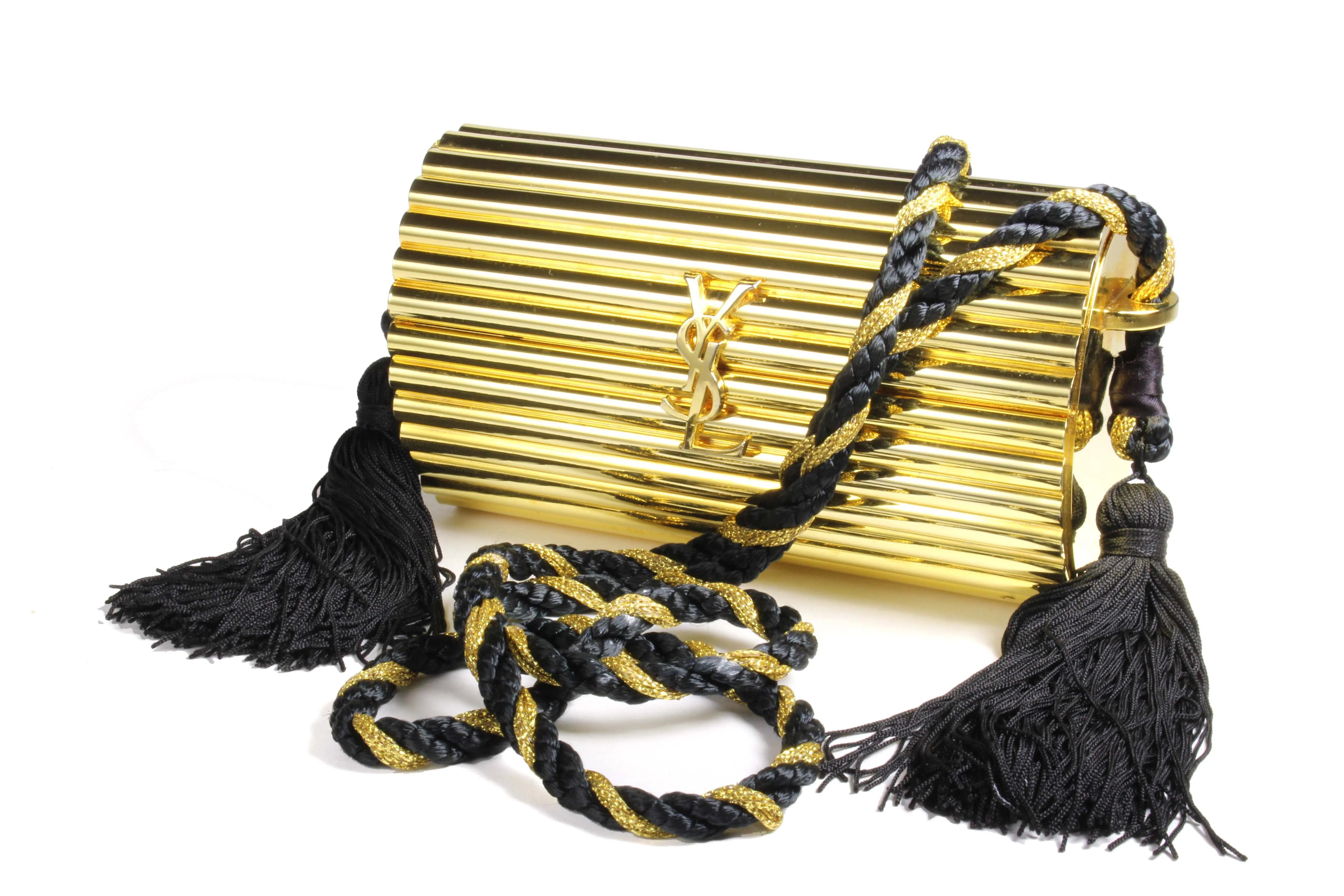 YVES SAINT LAURENT minaudière evening purse clutch