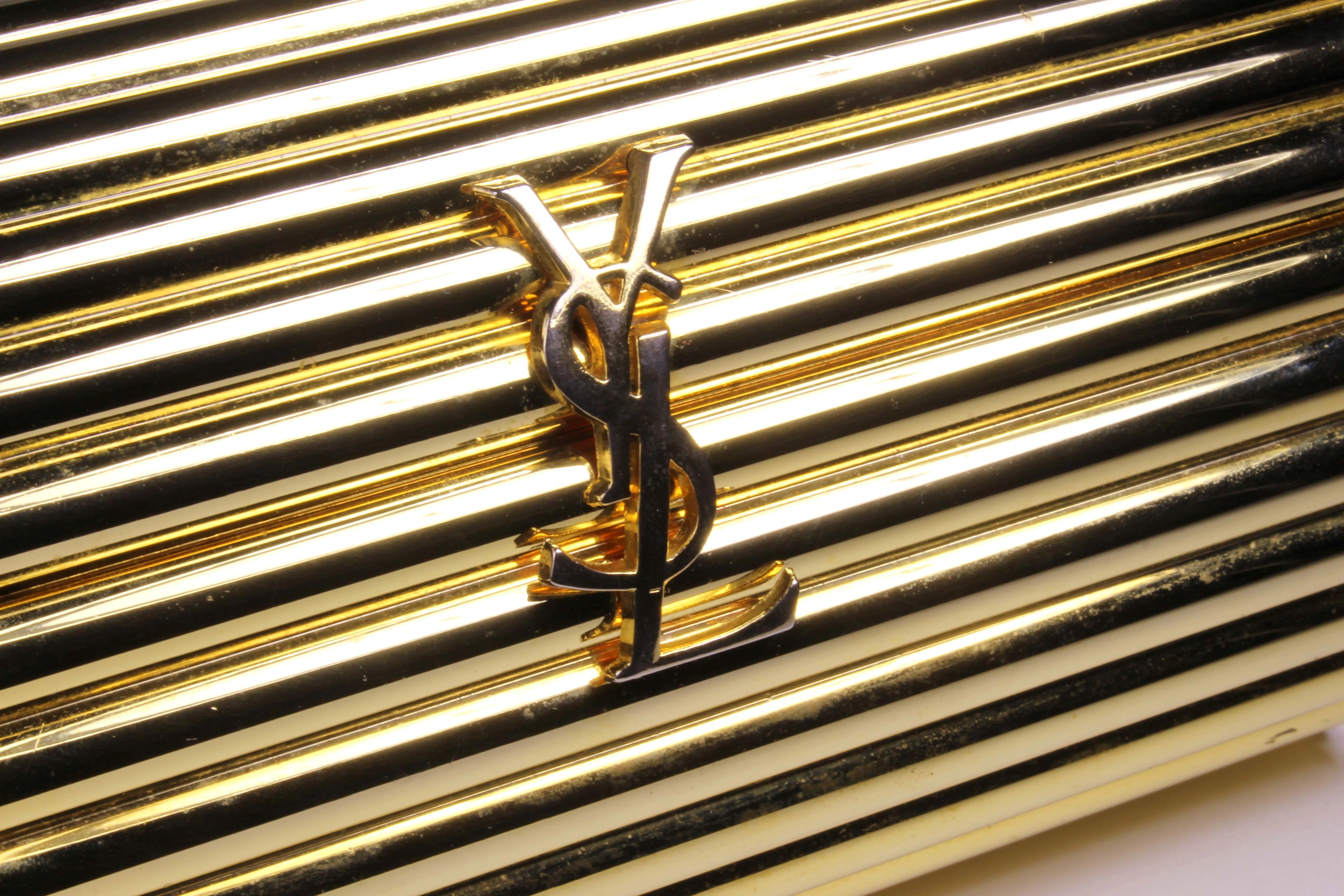 YVES SAINT LAURENT minaudière evening purse clutch