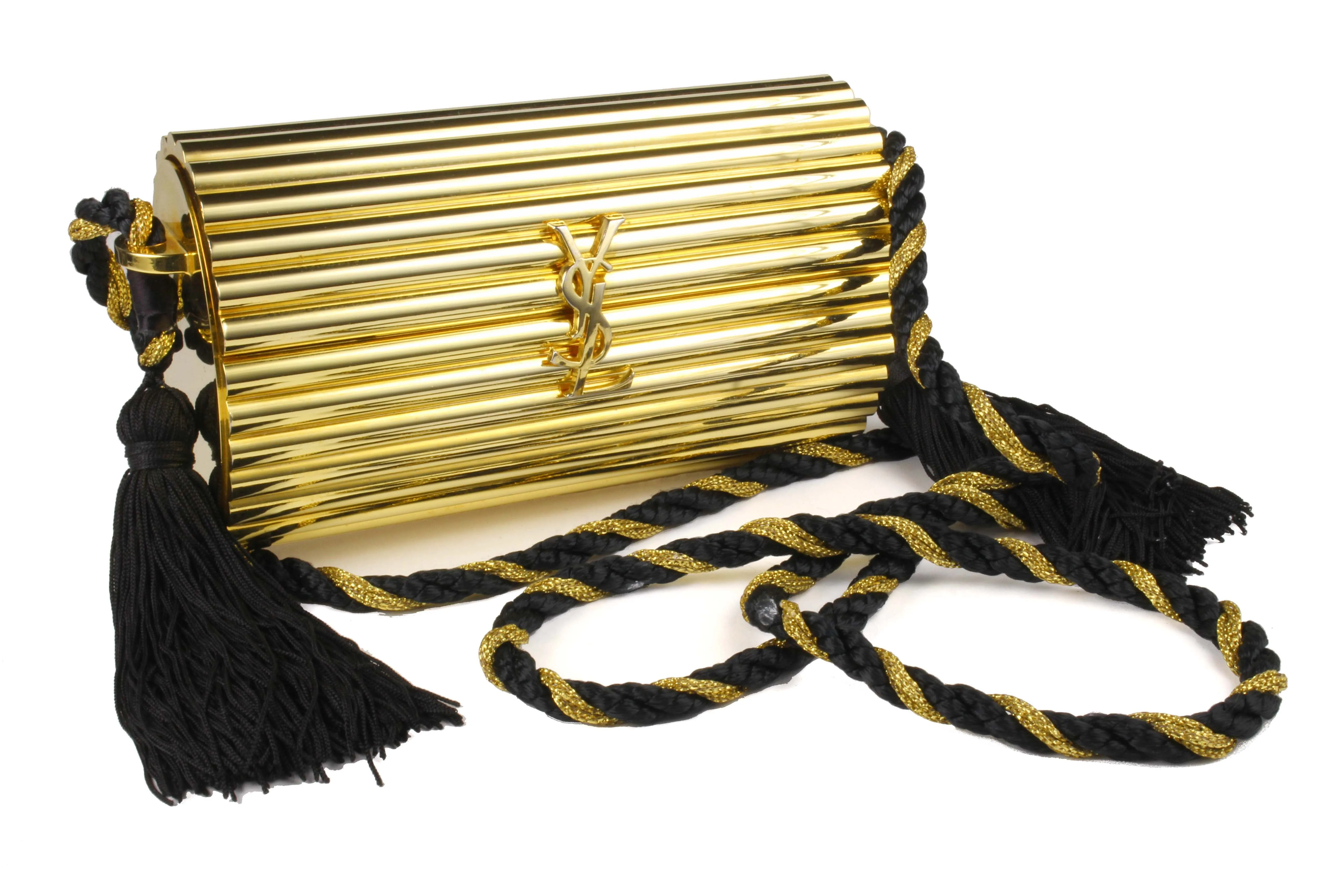 YVES SAINT LAURENT minaudière evening purse clutch