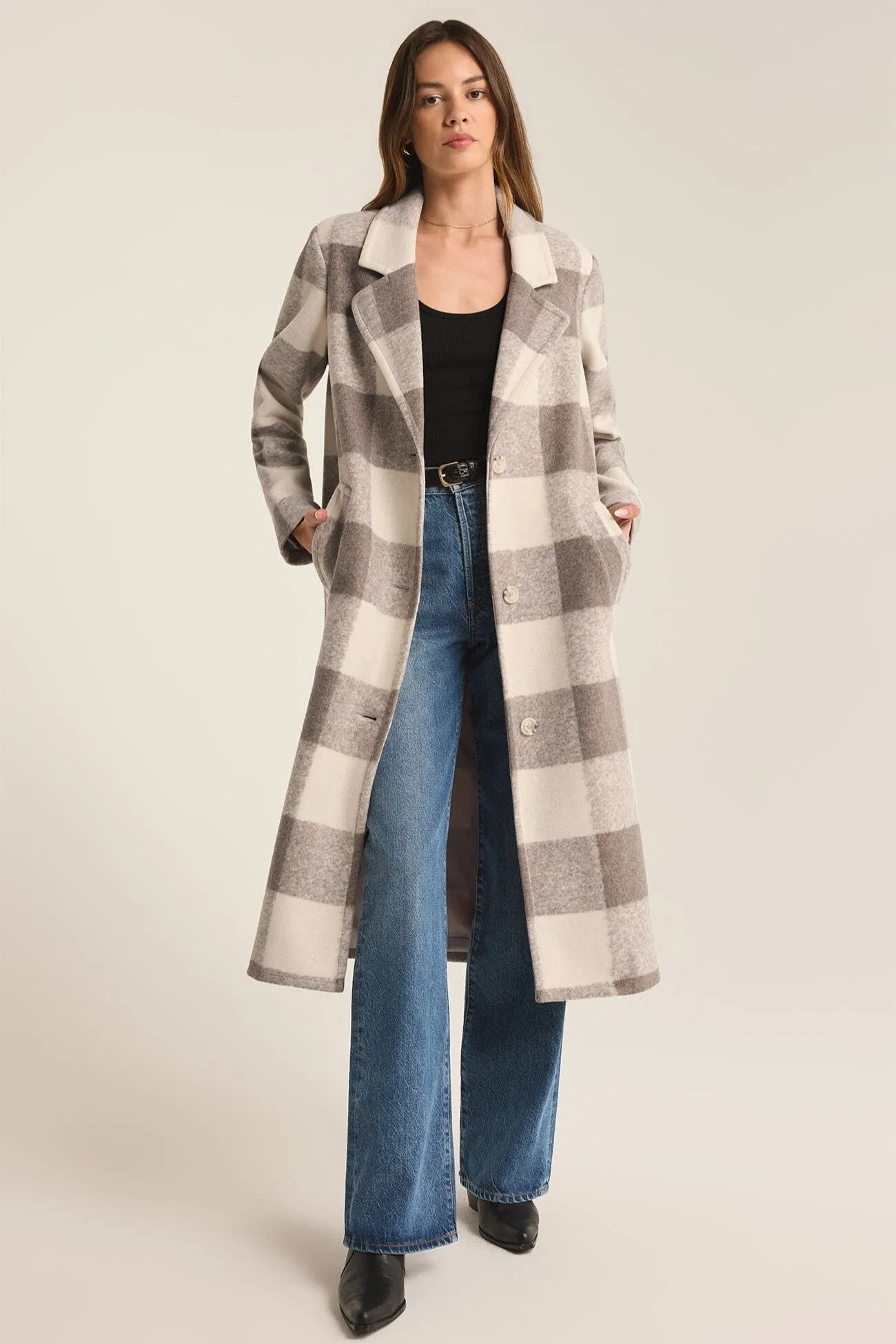 Z SUPPLY Conway Buffalo Plaid Coat