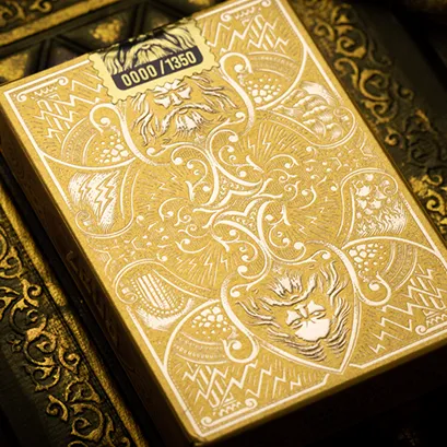 Zeus Mighty Gold Playing Cards by Chamber of Wonder