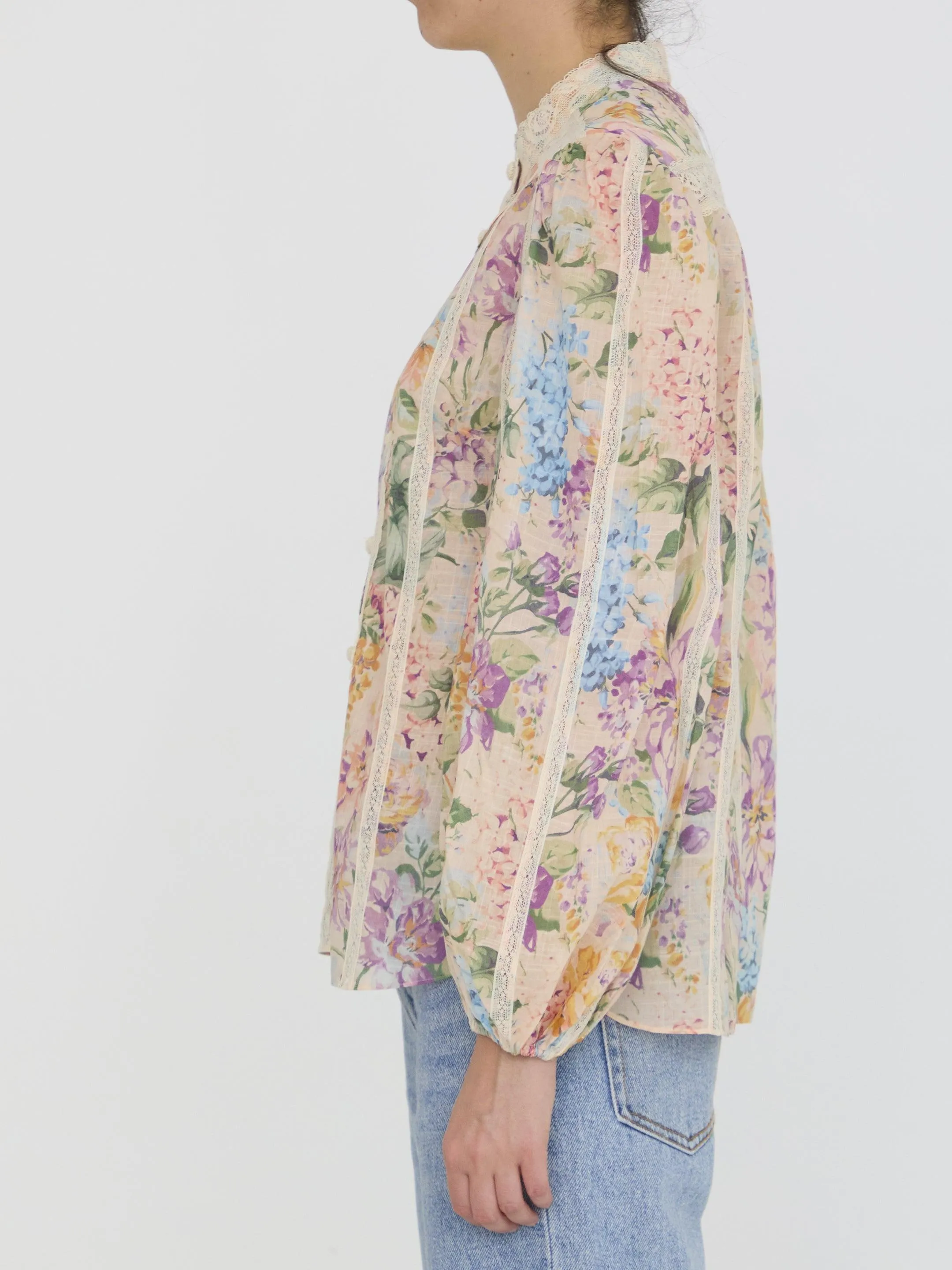 Zimmermann Halliday Lace Trim Shirt