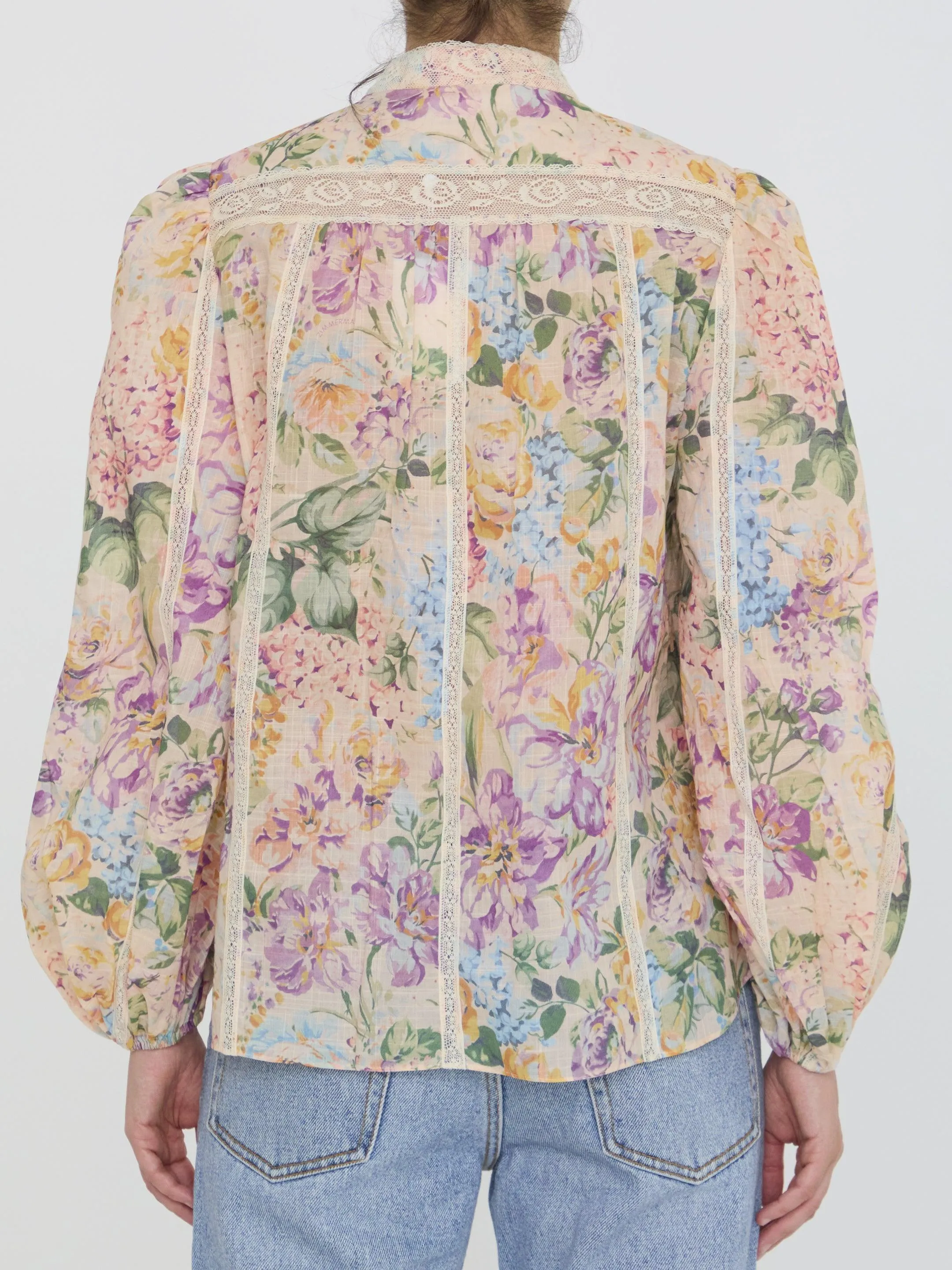 Zimmermann Halliday Lace Trim Shirt