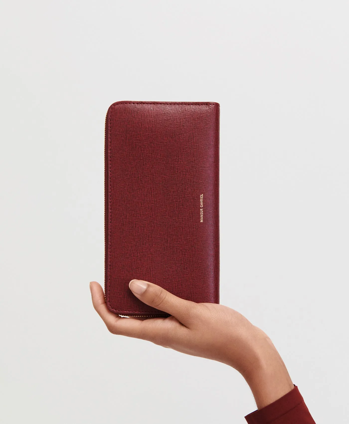 Zip Continental Wallet - Claret