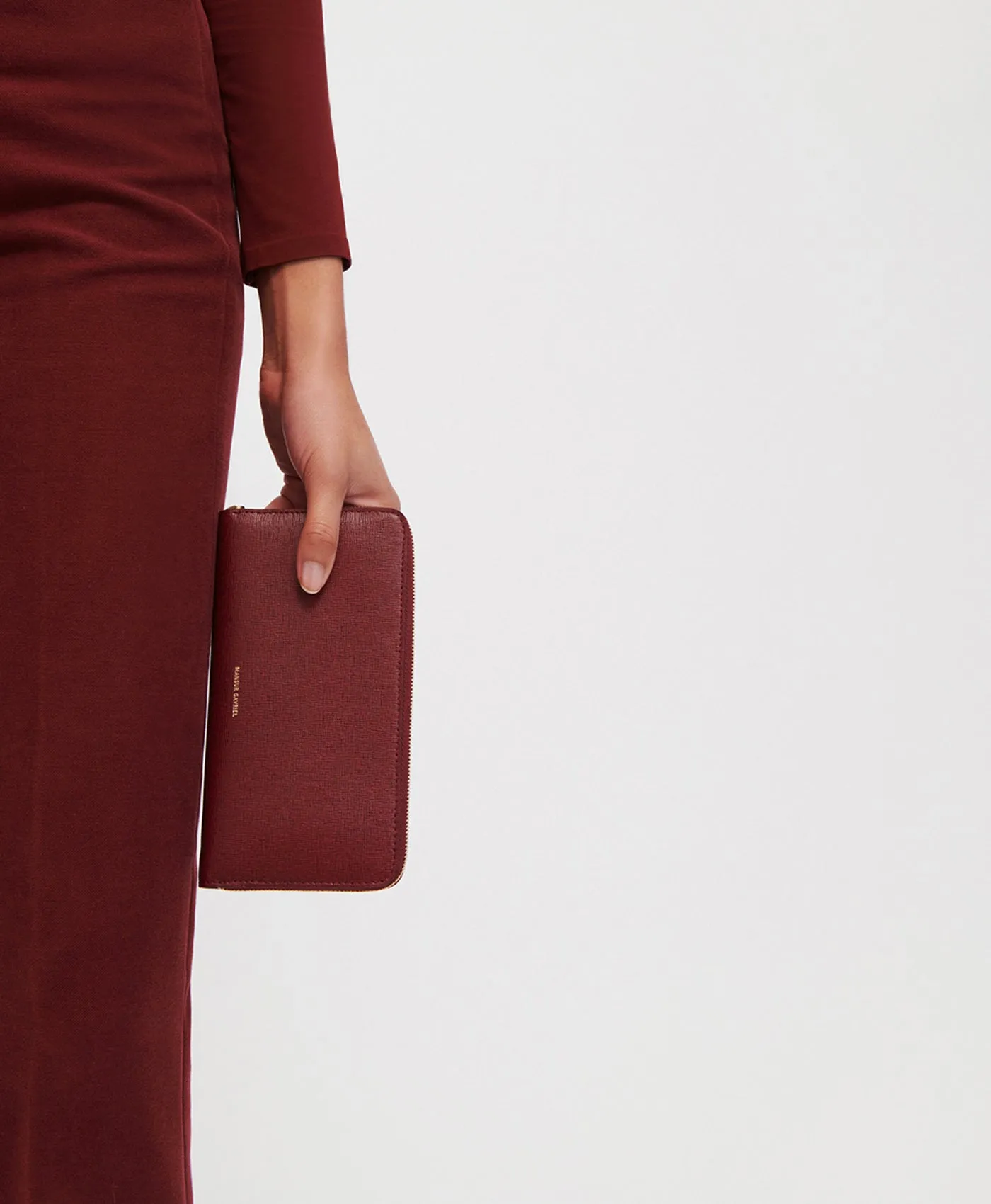 Zip Continental Wallet - Claret