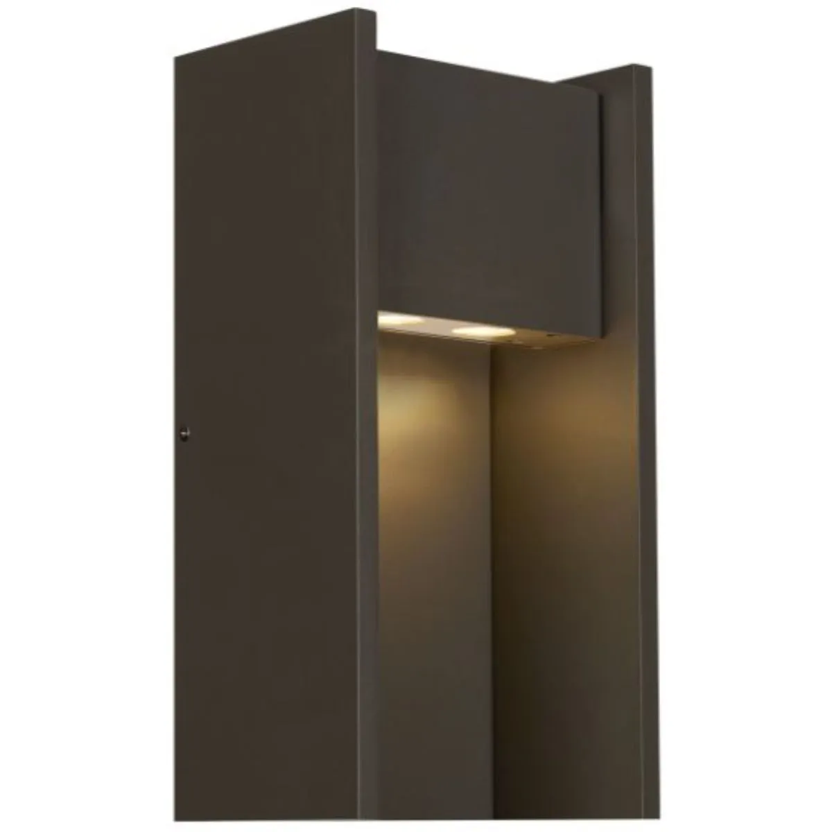 Zur 18 In. LED Outdoor Wall Sconce 3000K bronze Finish